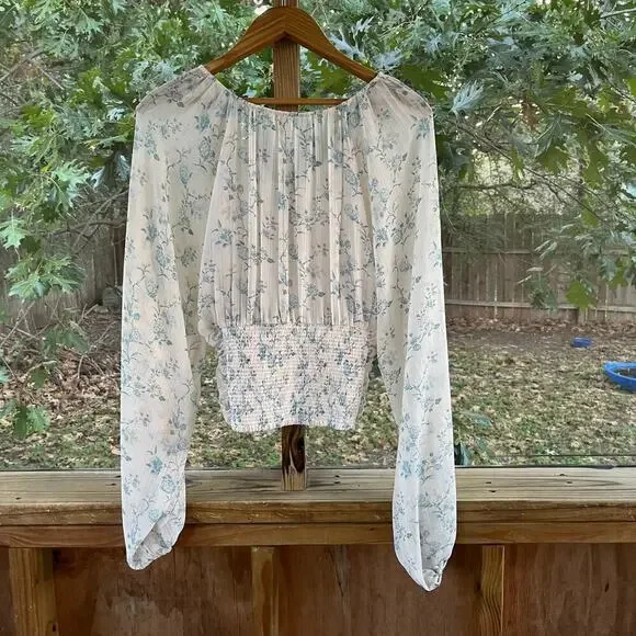 Free People Women's Final Rose Blouse In Vintage Combo Size XL - Picture 6 of 13